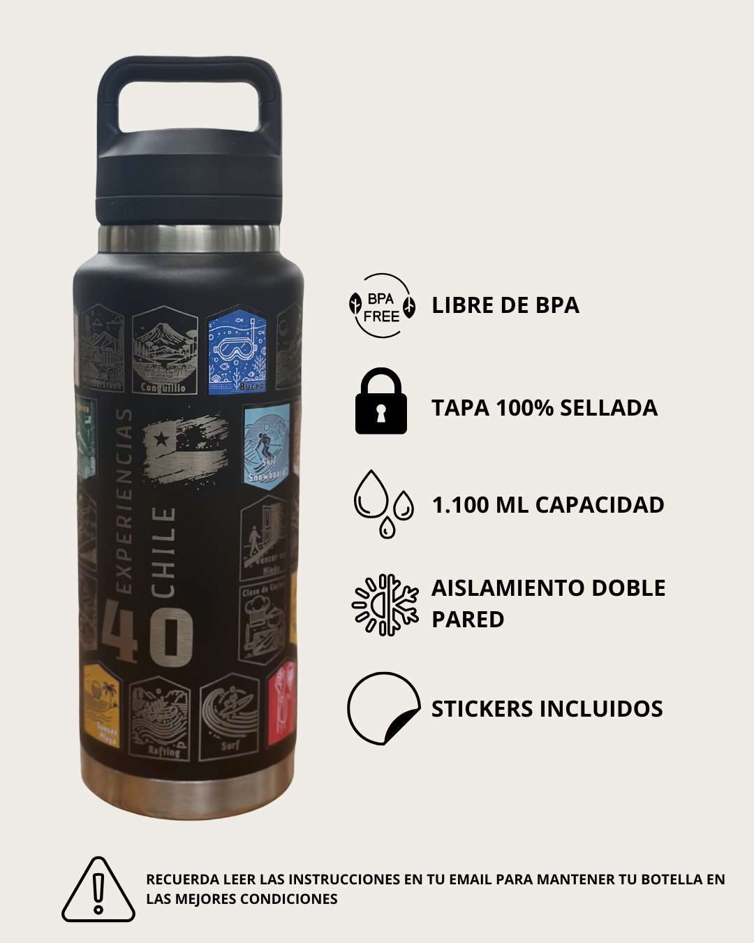 Botella: 40 Experiencias Chile