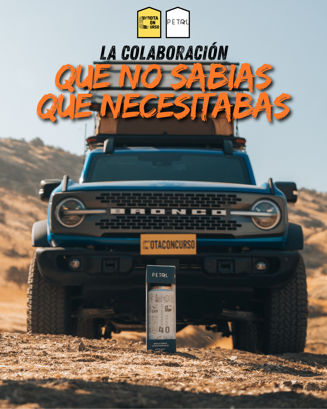 Botellas Petal x CotaConcurso — Edición Especial