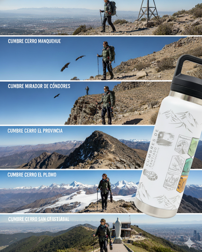 Botella: Cumbres de Stgo y Trekking de Chile