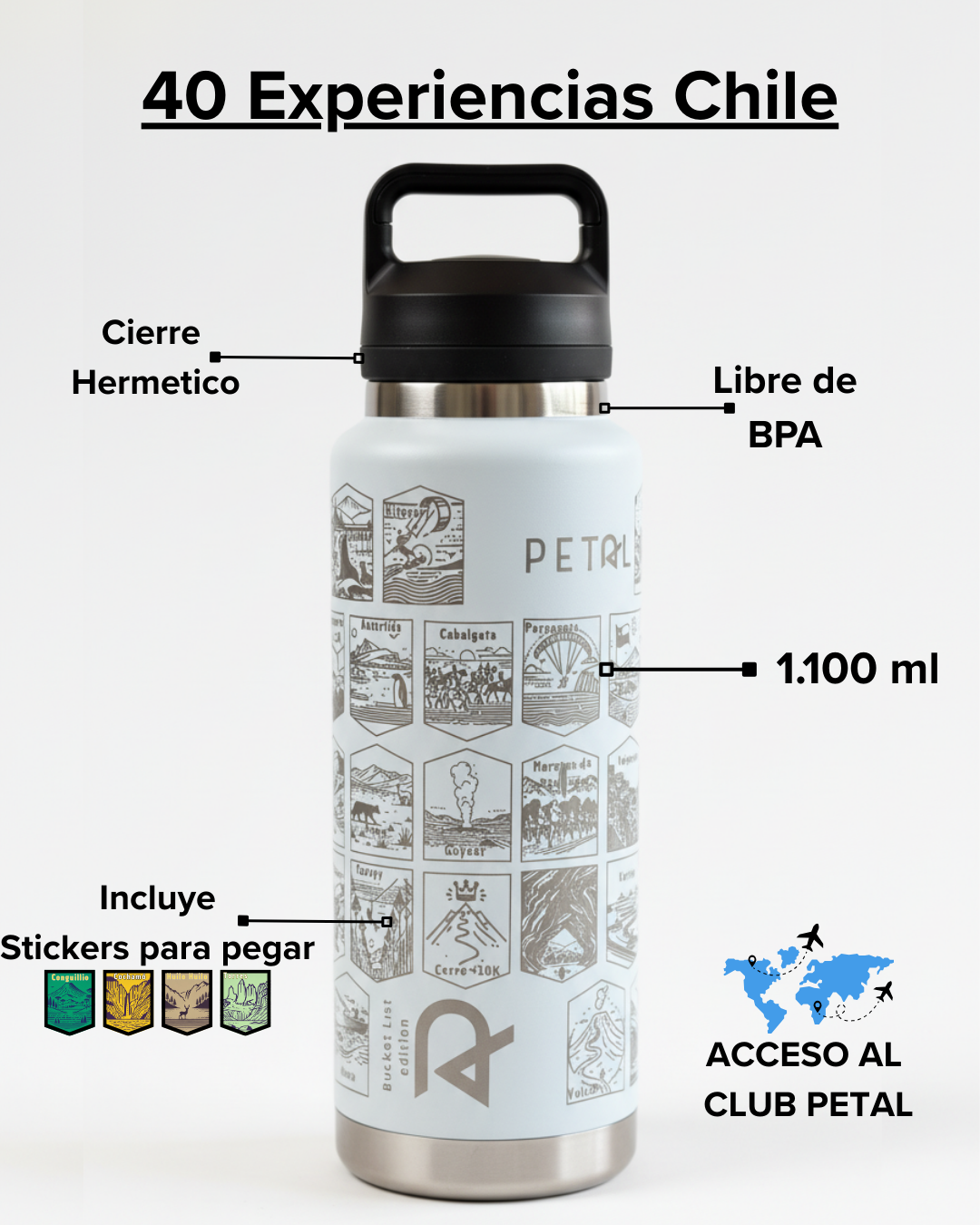 Botella: 40 Experiencias Chile