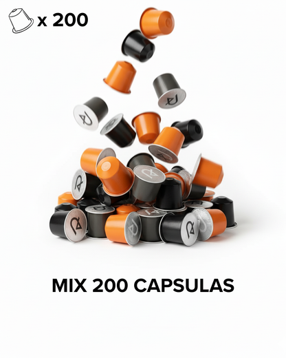 Pack 200 Capsulas Petal - Compatibles Nespresso