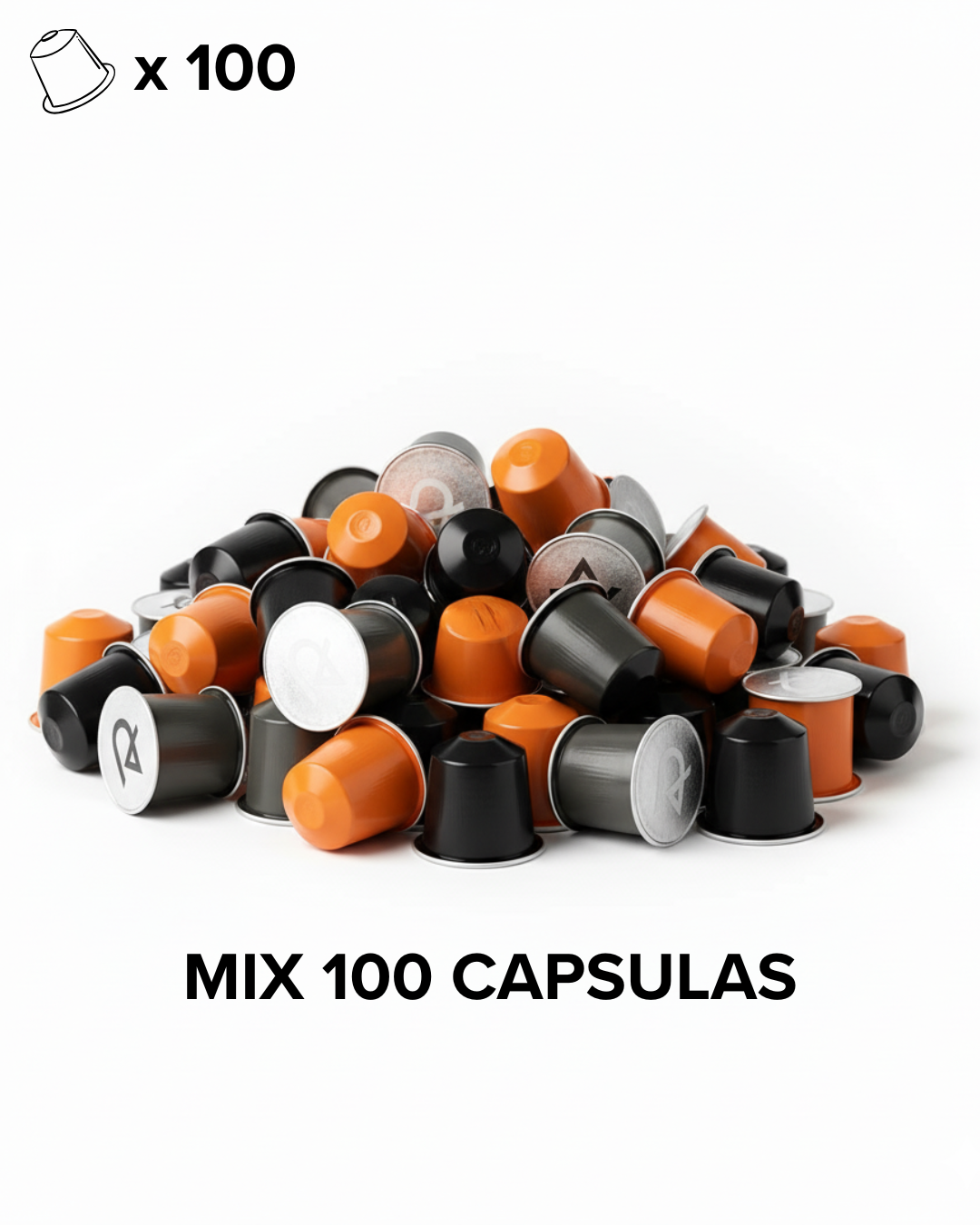 Pack 100 Capsulas Petal - Compatibles Nespresso