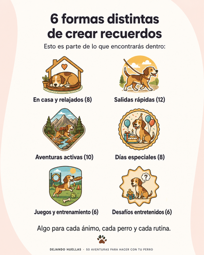 Dejando Huellas: 50 actividades con tu perro