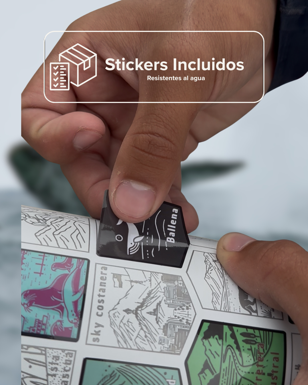 Trotamundos (Paises) - Set de Stickers