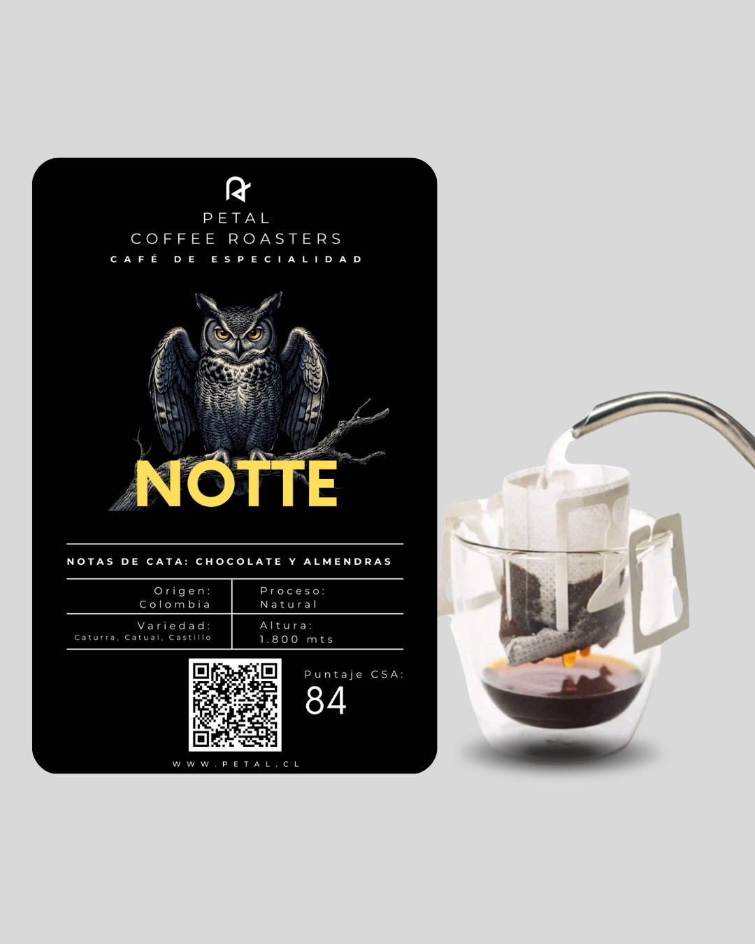 Pack "Petal" con Notte, Lignum y Terranova + Drips