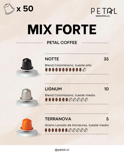 Pack 50 Capsulas Petal - Compatibles Nespresso