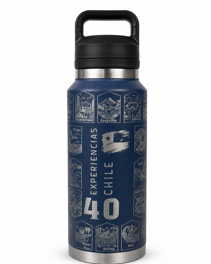 FDPAPA | Botella 40 Experiencias Azul