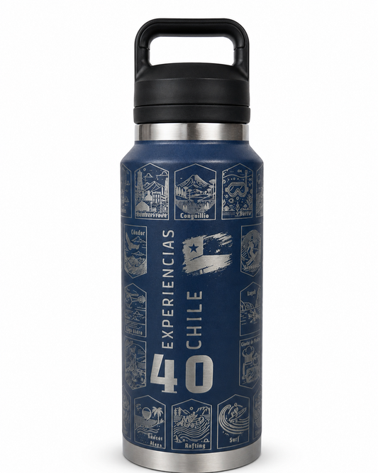 FDPAPA | Botella 40 Experiencias Azul